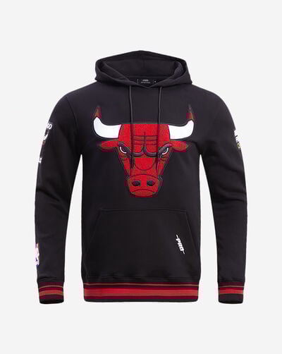 Chicago Bulls Retro Classic Fleece Pull Over Hoodie