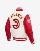 Atlanta Hawks Retro Classic Rib Wool Varsity Jacket