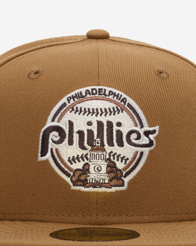 New Era 59Fifty Philadelphia Phillies Light Bronze Fitted Hat 70965916 Beige 2