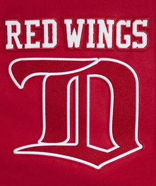 Detroit Red Wings Retro Classic Rib Wool Varsity Jacket