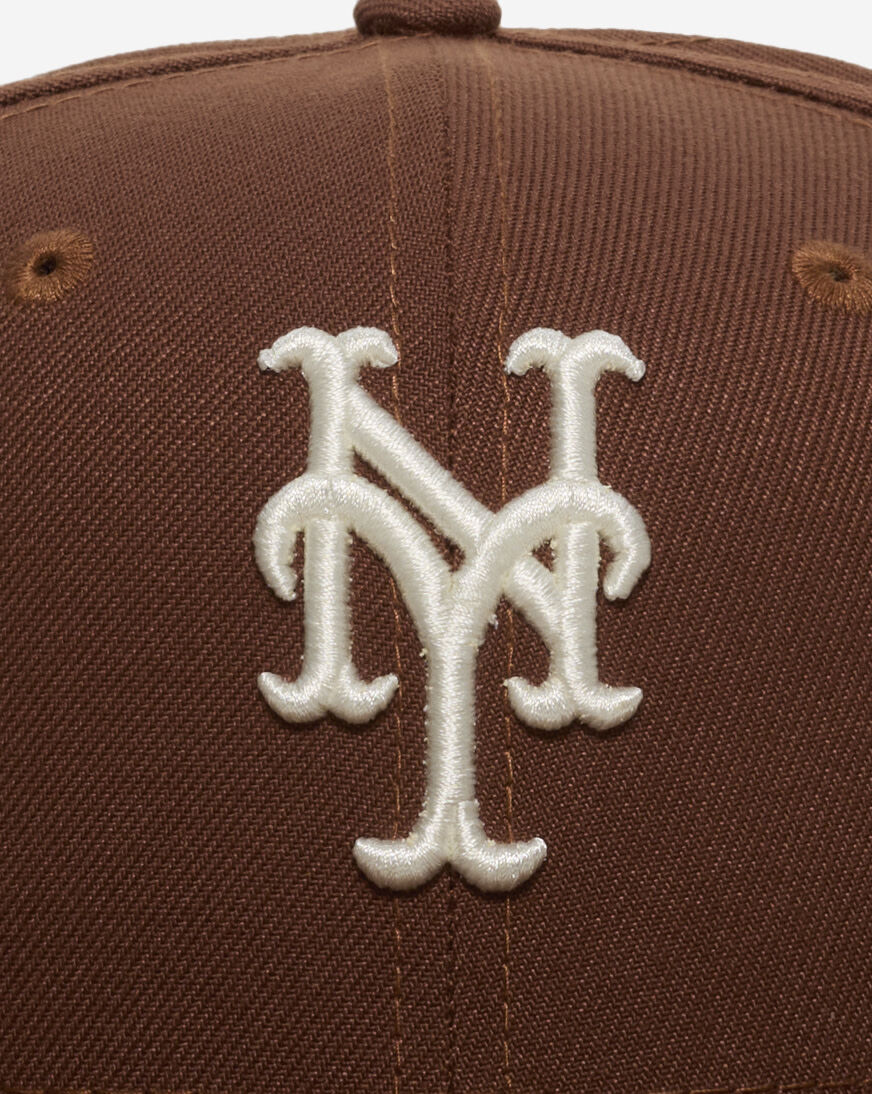 Shop New Era 59Fifty New York Mets Fitted Hat 70958611 brown
