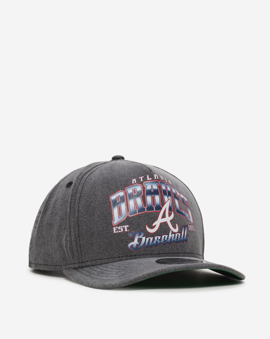 Shop New Era 9Fifty Atlanta Braves Washed A-Frame Snapback Hat