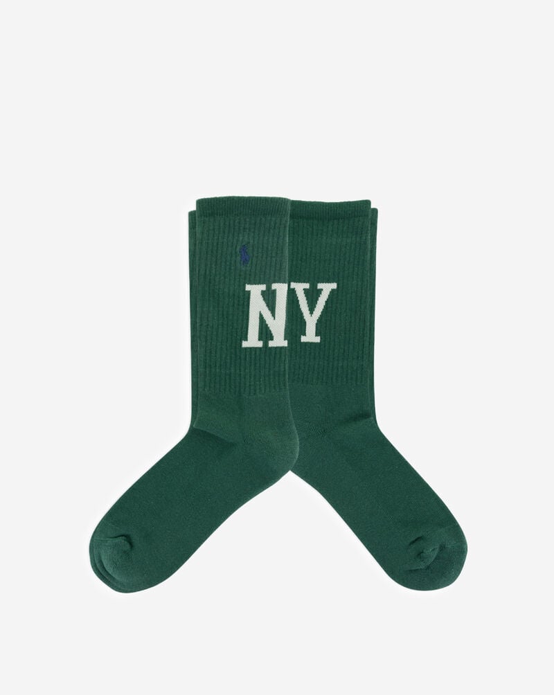 Polo Ralph Lauren 3Pk NY Crew Socks (L) 821651PK-991 Multi 3