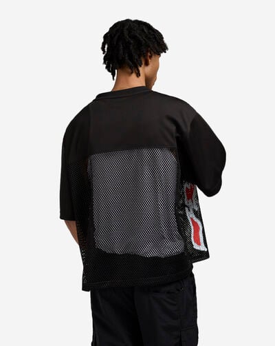 Fear Cropped Mesh Tee Fear Cropped Mesh Tee