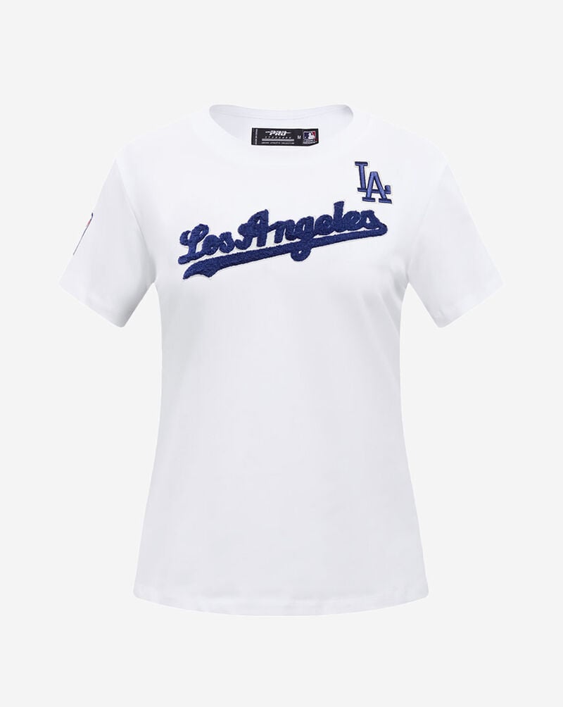 PRO STANDARD Los Angeles Dodgers Short Sleeve Classic Slim Fit Tee  LLDA34411-WHT White 1