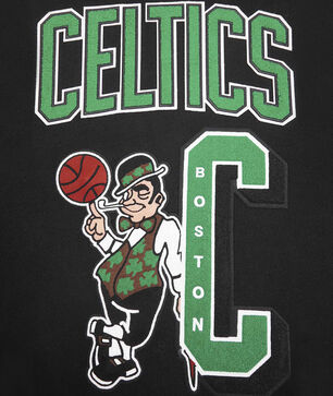 Boston Celtics Mash Up Rib Wool Varsity Jacket