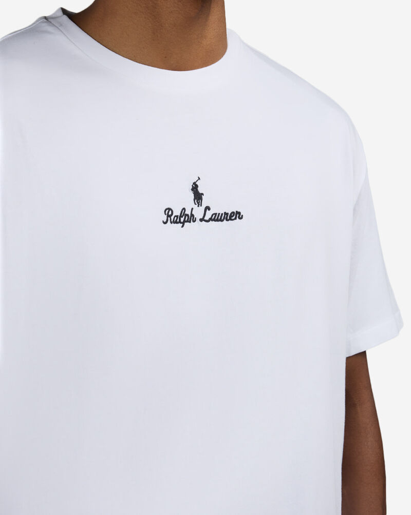 Polo Ralph Lauren Jersey Knit RL Script Graphic T-Shirt 710981370003-WHT White 3