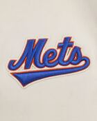 New York Mets Retro Classic Rib Fleece Cropped Pullover Hoodie