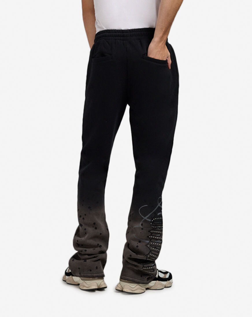 Shop Smoke Rise Legacy Vision Fleece Pants FP25663SNZ-BLK black