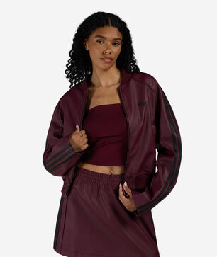 Pleather SST Track Top