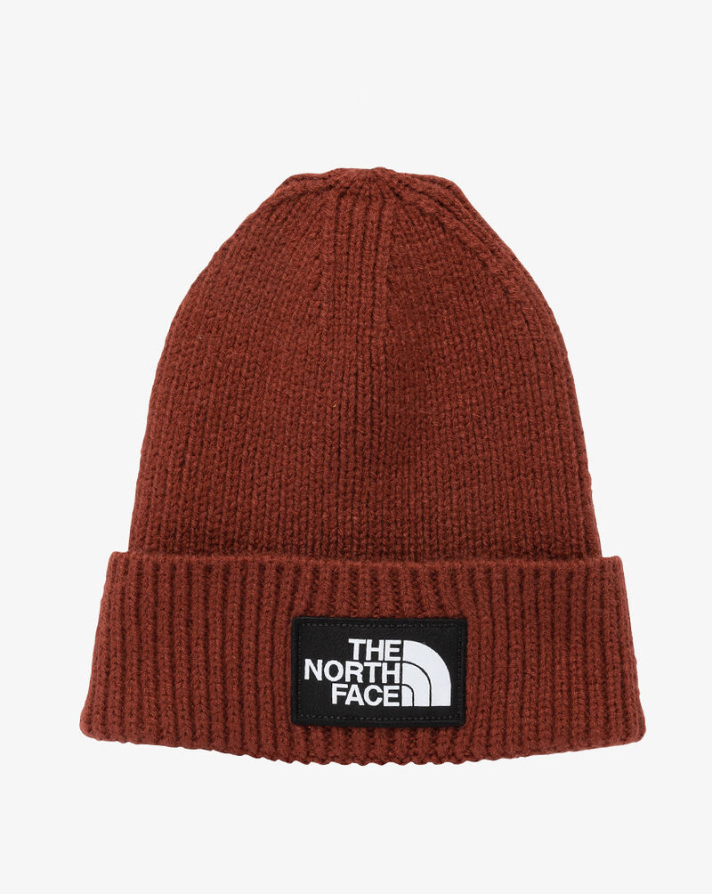 The North Face Logo Box Cuffed Beanie NF0A3FJXBDQ Red 1