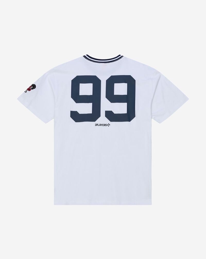 Mitchell  Ness New York Black Yankees Aaron Judge Traditional Tee SS19281-NBYWHIT White 3