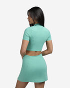 Short-Sleeve Knit Crop Top
