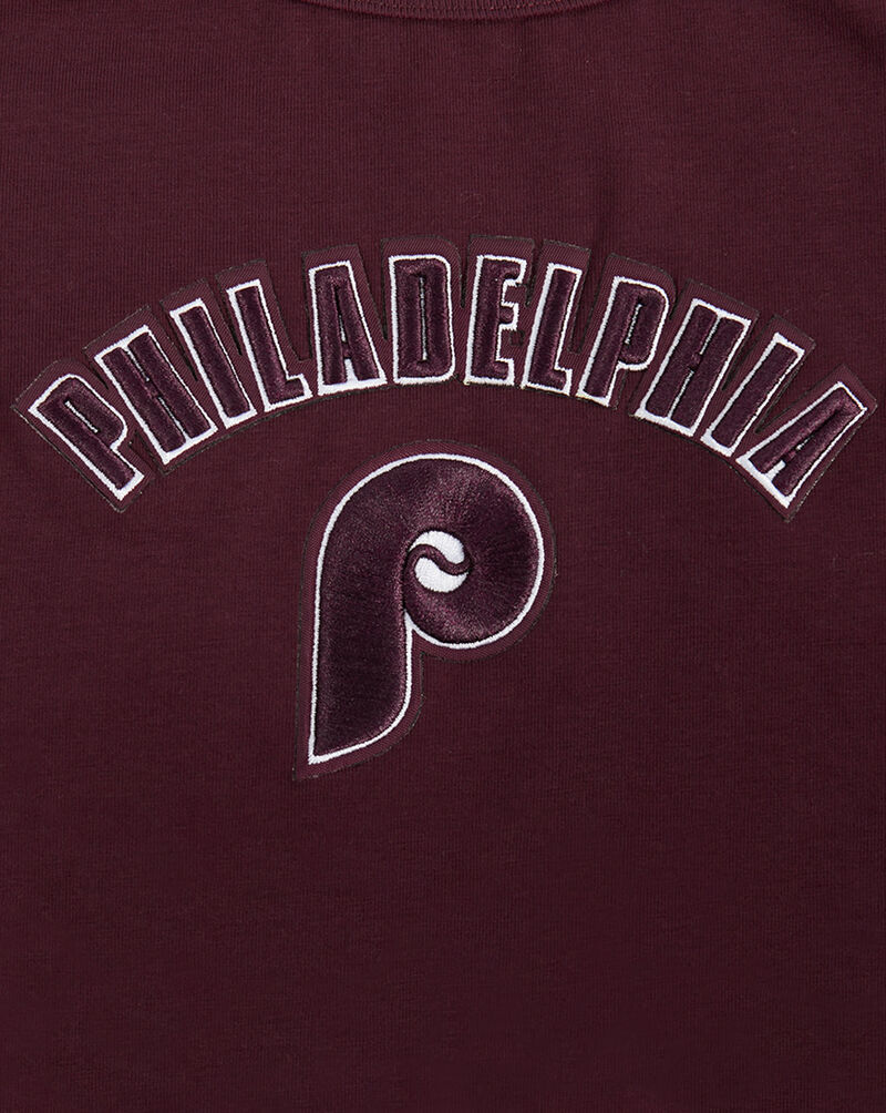 PRO STANDARD Philadelphia Phillies Retro Classic Relaxed Fit Racerback Tank Top LPHA37317-WNE Red 2