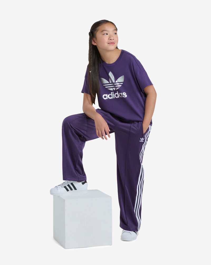 adidas Kids' Classic Firebird Loose Track Pants OK10100-AURORAPLUM Purple 4