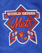 New York Mets Retro Classic Rib Satin Jacket