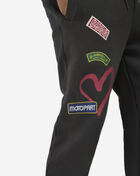 Smoke Rise Multi Embroidery Patched Stacked Fleece Pants FP24159SNZ-GRA Grey 3