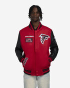 PRO STANDARD Atlanta Falcons Pro Area Code Varsity Jacket FAF6410398-RBK Red 1