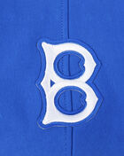 Big Girls' Brooklyn Dodgers Retro Classic Rib Fleece Pullover Hoodie