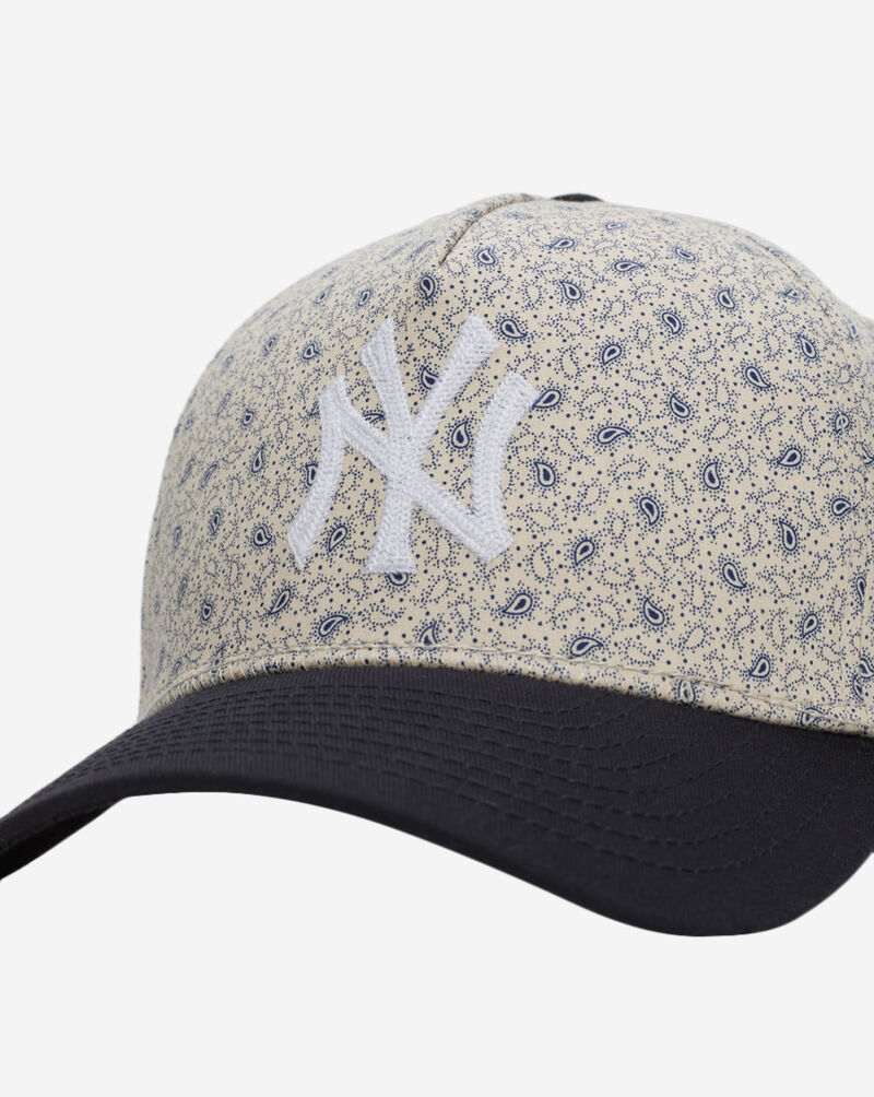 New Era 9Forty New York Yankees A-Frame Micro Print Energy Snapback Hat 60745199 White 2