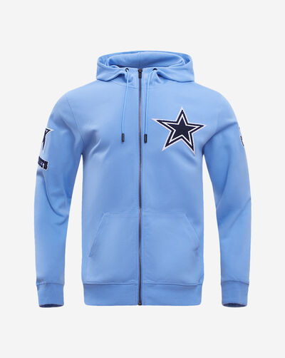 Dallas Cowboys Classic Chenille Double Knit Full-Zip Hoodie