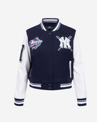 PRO STANDARD New York Yankees Mash Up Rib Wool Varsity Jacket LNYH314709-MNW Blue 1