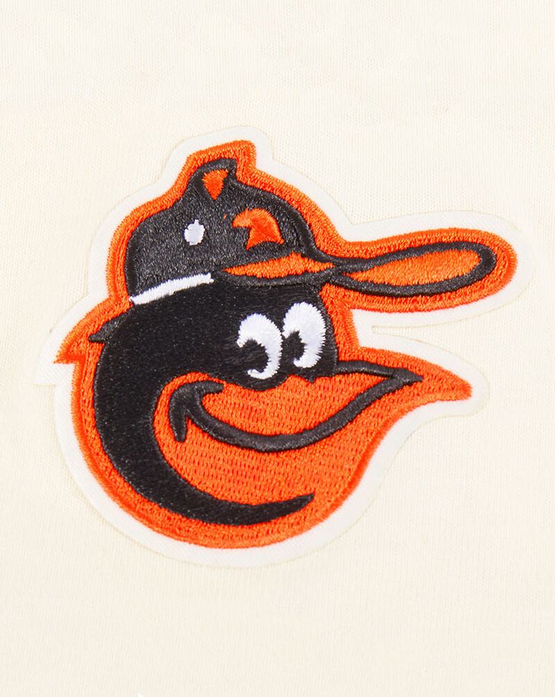 PRO STANDARD Big Boys' Baltimore Orioles Retro Classic Striped Rib Tee LBOB1315091-EBK cream 4