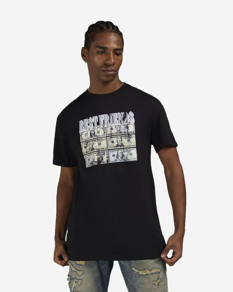 Graphic Tees GW Best Friends Money Tee MTUS477-US-00007 Black 1