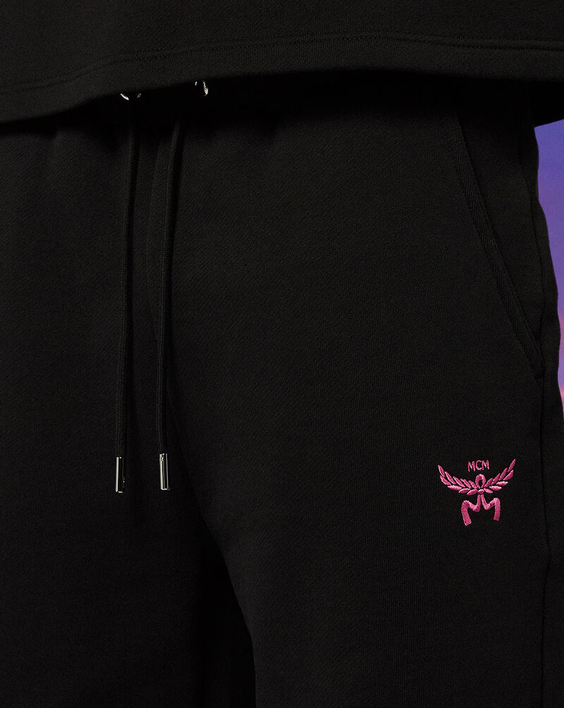 MCM MCM x SNIPES Miami Sweatshorts  SFM252-007-1-BLK Black 3