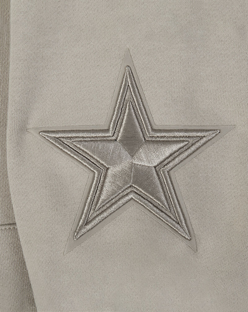 PRO STANDARD Dallas Cowboys Wingspam Drop Shoulder Pull Over Hoodie FDC5410635-TAU Beige 2