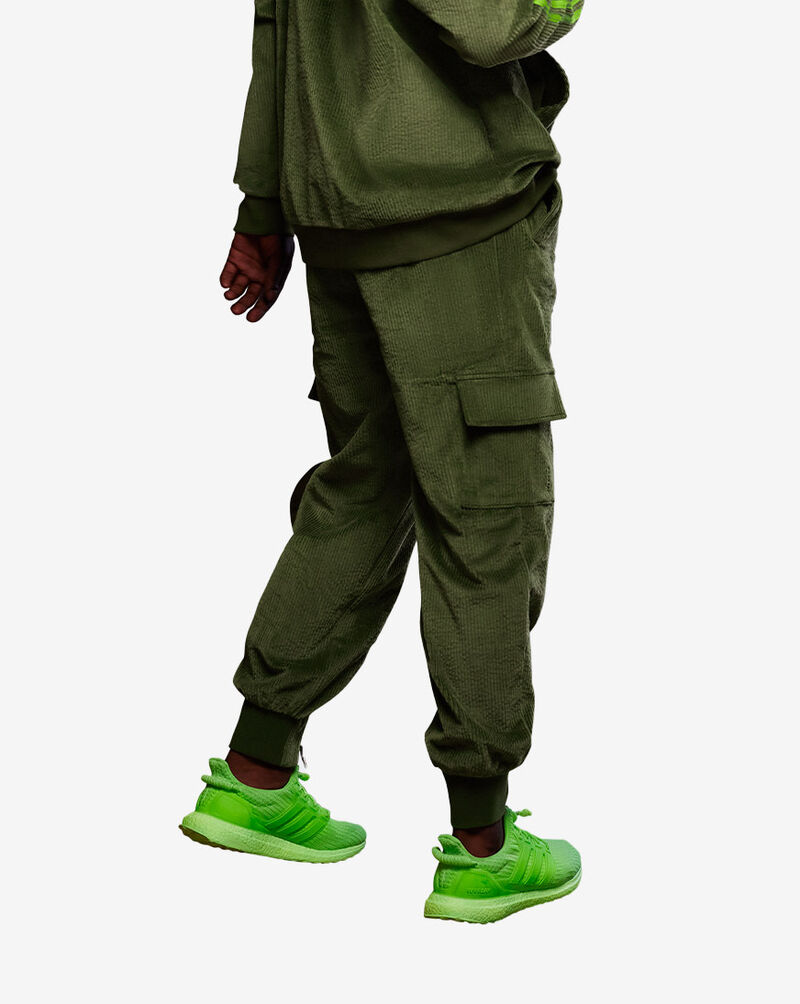 adidas IVY PARK Corduroy Zipper Pants  HM2596 Green 3