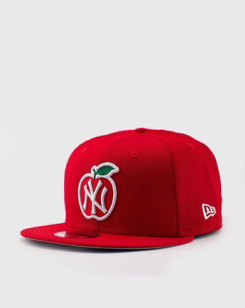 New Era New York Yankees Big Apple Logo 9Fifty Snapback 70539716 Red 1