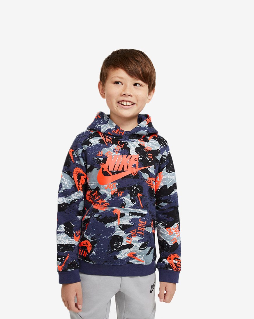 nike camo hoodie boys