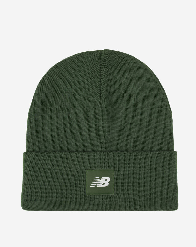New Balance Flying Knit Cuffed Beanie  LAH13034-DAE Green 1