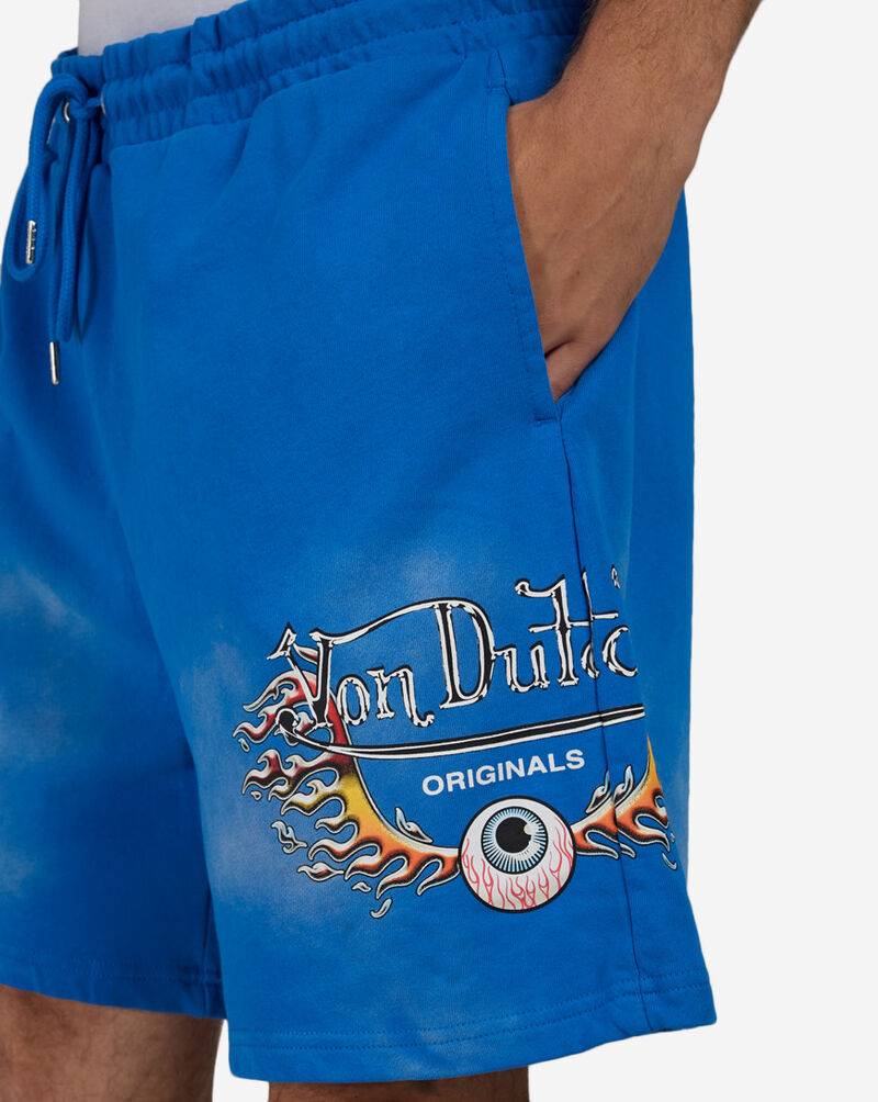 Von Dutch Chrome Electric Eyeball Shorts  VND3B0183SN-BLU Blue 3