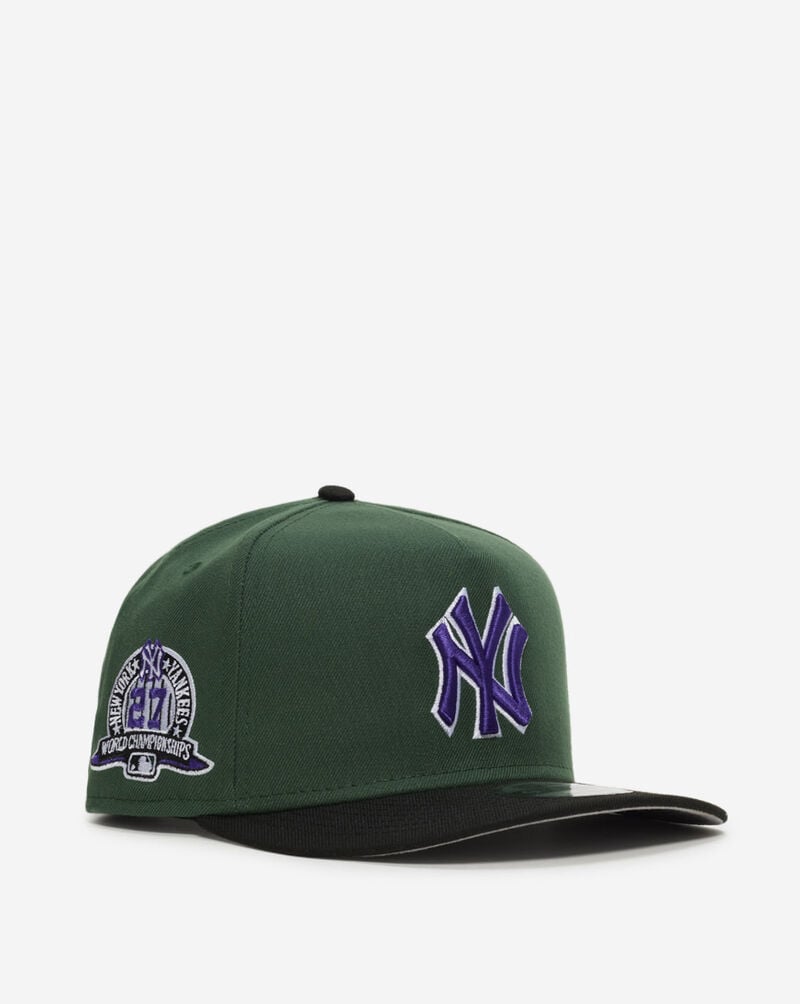 New Era 9Fifty New York Yankees A-Frame Snapback Hat 71080850 Green 1