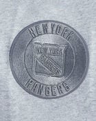 New York Rangers Neutral Drop Shoulder Fleece Pullover Hoodie