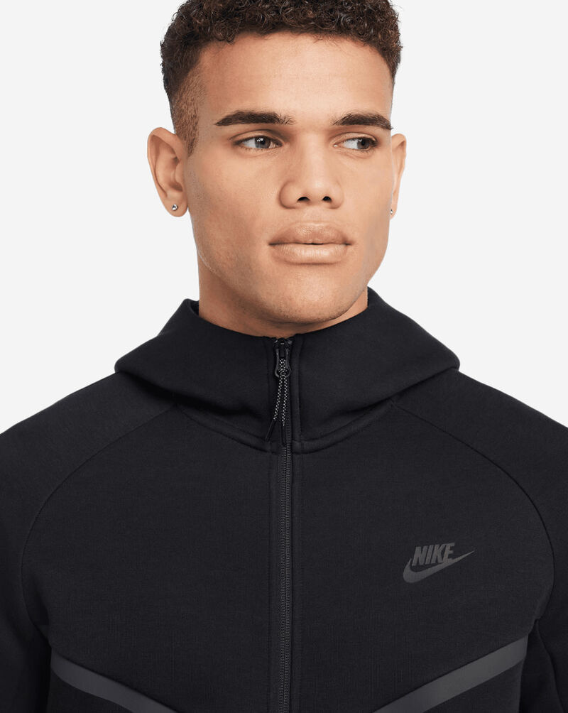 Shop Nike Nike Tech Full-Zip Windrunner Hoodie HV0949-010 black