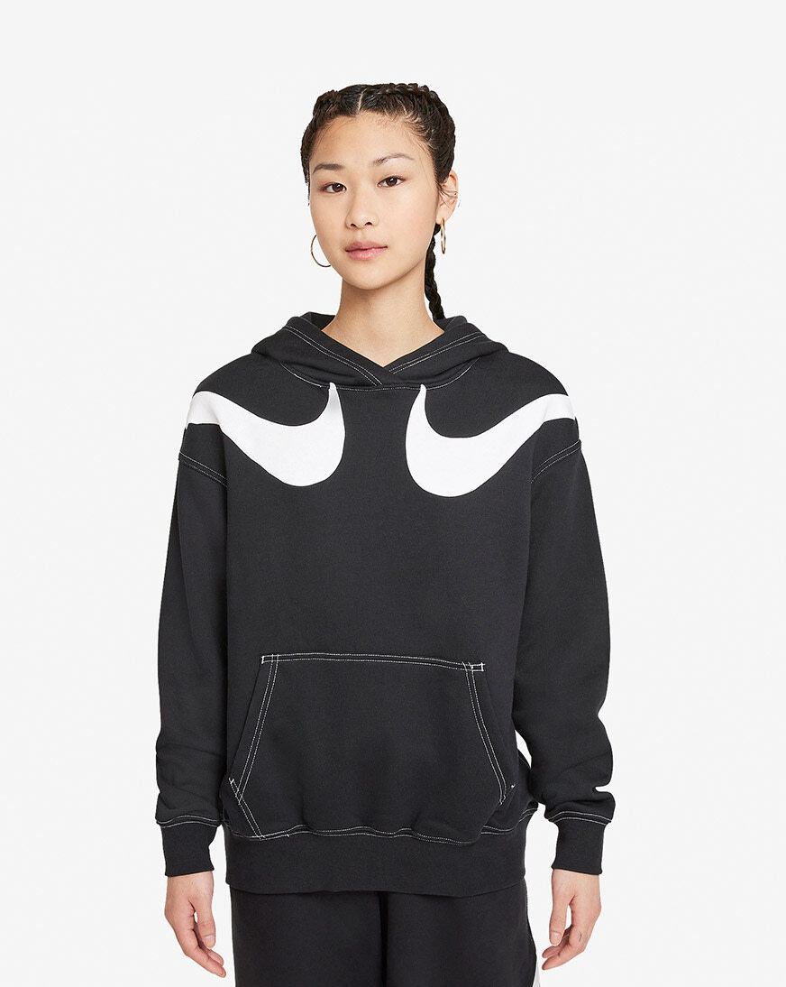 nike swoosh graphic sweatshirt
