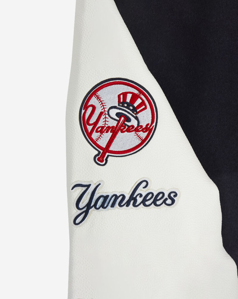 PRO STANDARD Big Boys' New York Yankees Classic Wool Varsity Jacket  LNYB7315117-MNW Blue 4