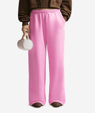 Studio Fleece Medium Weight Mid-Rise Wide-Leg Pants