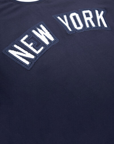 New York Yankees Short Sleeve Classic Chenille Double Knit  