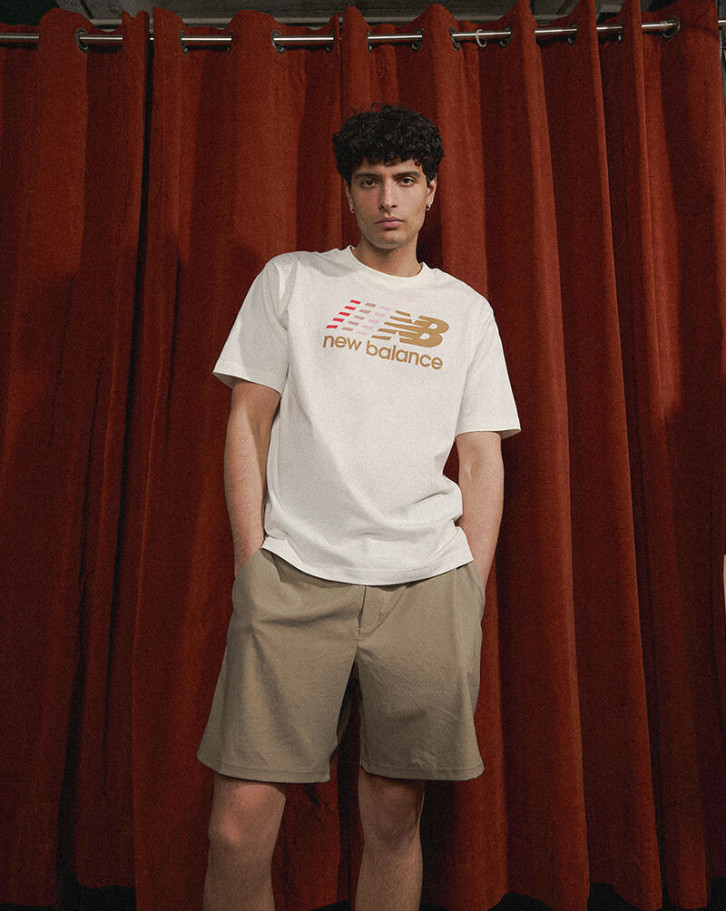 New Balance Racing Tee MT51986-SST cream 4