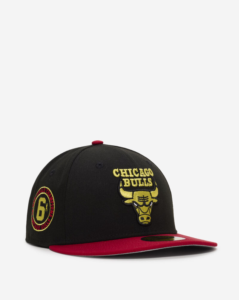 New Era 59Fifty Speed Chicago Bulls Fitted Hat 70938168 Black 1