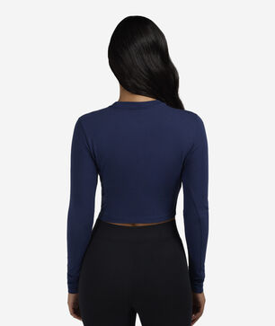 NSW Chill Knit Slim Long-Sleeve Cropped Top