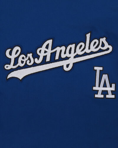 Big Boys' Los Angeles Dodgers Retro Classic Striped Rib Tee