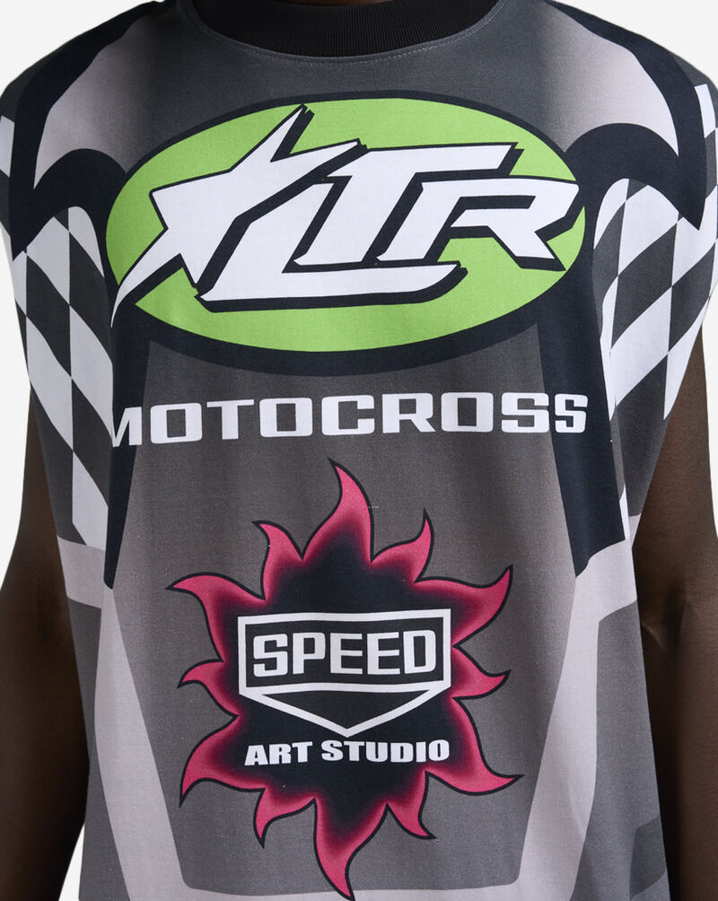 Loiter Motorsport Muscle T-Shirt MOTORSPORTMUSCLETANK-BLK Black 3