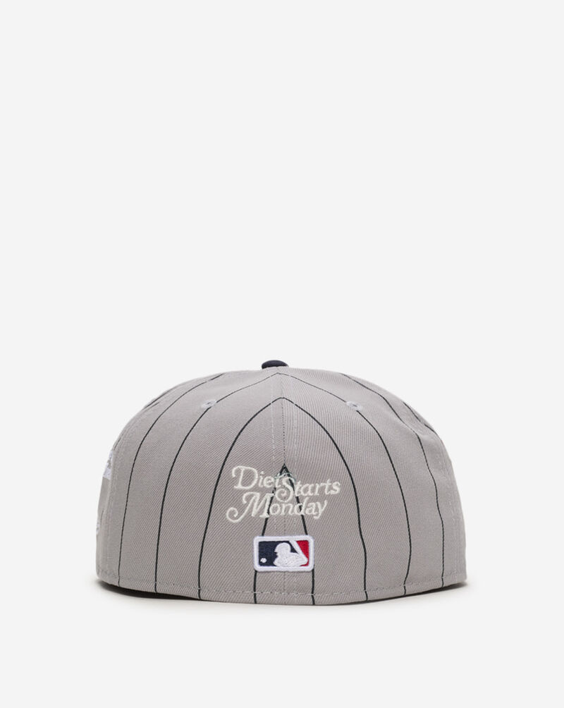 New Era 59Fifty Boston Red Sox DSM Pinstripe Fitted Hat 60770379 Grey 4