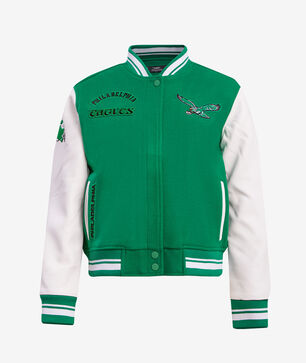 Philadelphia Eagles Retro Classic Rib Wool Varsity Jacket