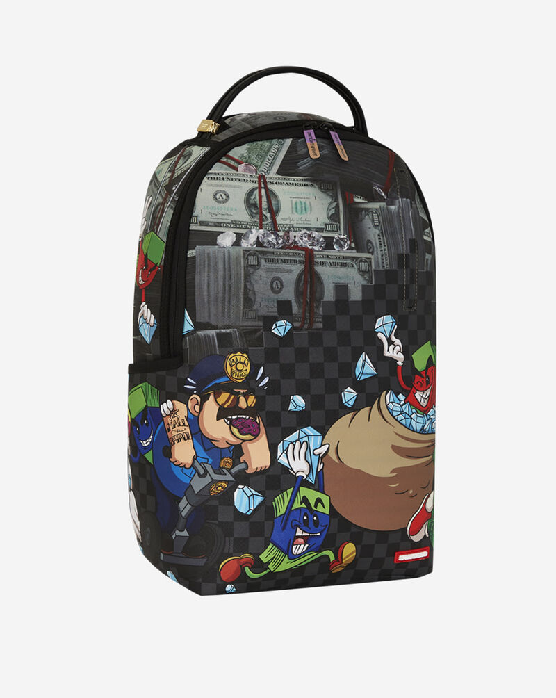 Sprayground Money Team Diamond Heist Backpack B7534 Multi 4